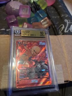 Dragon Ball Super Krillin Alt Art BGS 10 Pristine