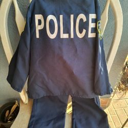 Kids Police Costume - Ages 2-5