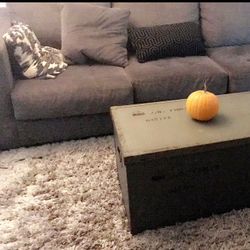 2 Piece Sectional Sofa With Chaise - Steel Grey