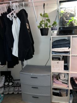 Gray 3 Layer Drawer