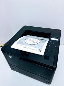 Laser Printer Hp LaserJet Pro 400 M401n, Printing Speed up to 38ppm,  USB 2.0,  Ethernet RJ-45,  NETWORK
