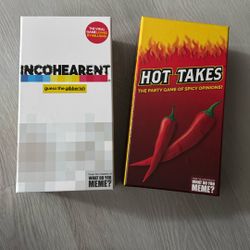 Board Games- Incohearent and Hot Takes