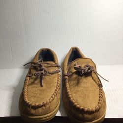 Hickory Mountain Brown Moccasin Size 8