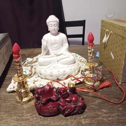 Tibetan Dehua Porcelain  Statue