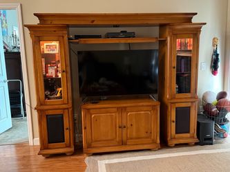 Wooden Entertainment Center