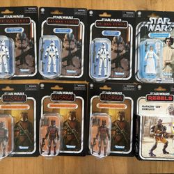 Star Wars The Vintage Collection Bundle (501st, Leia, Zeb, Super Commando)