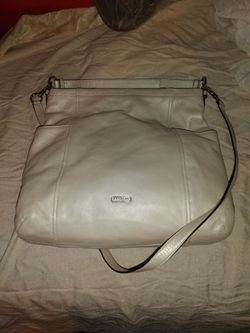 Coach Park Leather – Creame/Silver