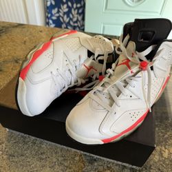 Jordan White Infrared 6 Sz 11