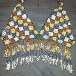 Sexy Hand Beaded Top
