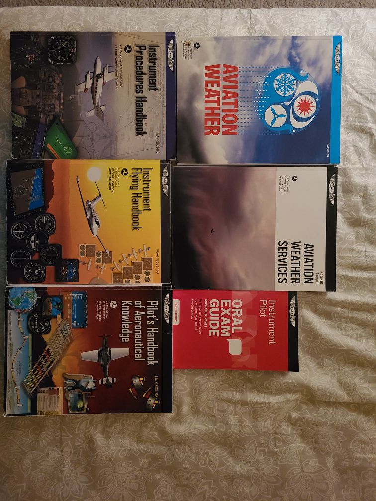 FAA Private and Instrument Pilot course books
