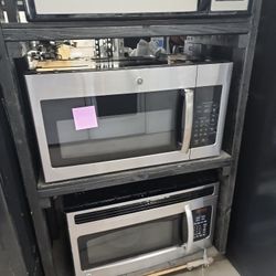 Ge Stainless Over The Range Microwave 30in Wide 