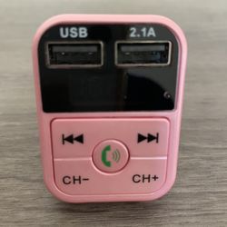 Wireless Bluetooth Car Kit Handsfree Talk MP3 player fm transmitter dual car charger