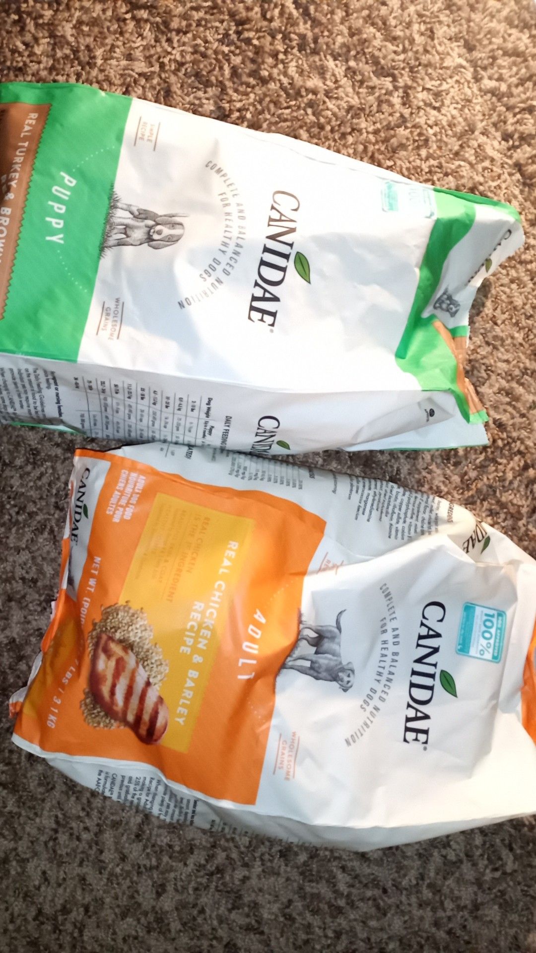 Canidae dog food