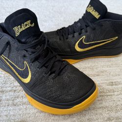  Nike Zoom Kobe Bryant A.D. Black Mamba LA Lakers Yellow Gold AQ5164 001 AD sz 10.5, Not Jordan, Travis Scott, Union, Supreme