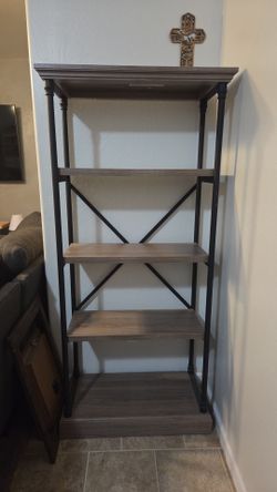 65" Conway Cast Iron Bookshelf - Threshold