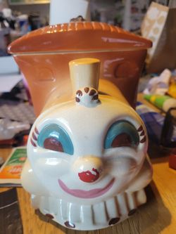 Steam Train Cookie Jar