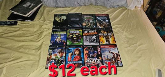 Sony PlayStation 2 ps2 games $12 each