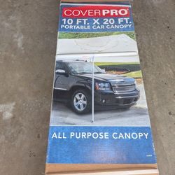 NEW, IN THE BOX 20'X10' CAR CANOPY 