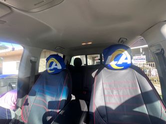 Rams one size headrest cover
