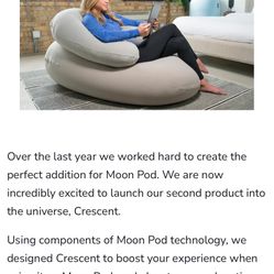 Moonpod Beanbag Chair And Arm Rest 