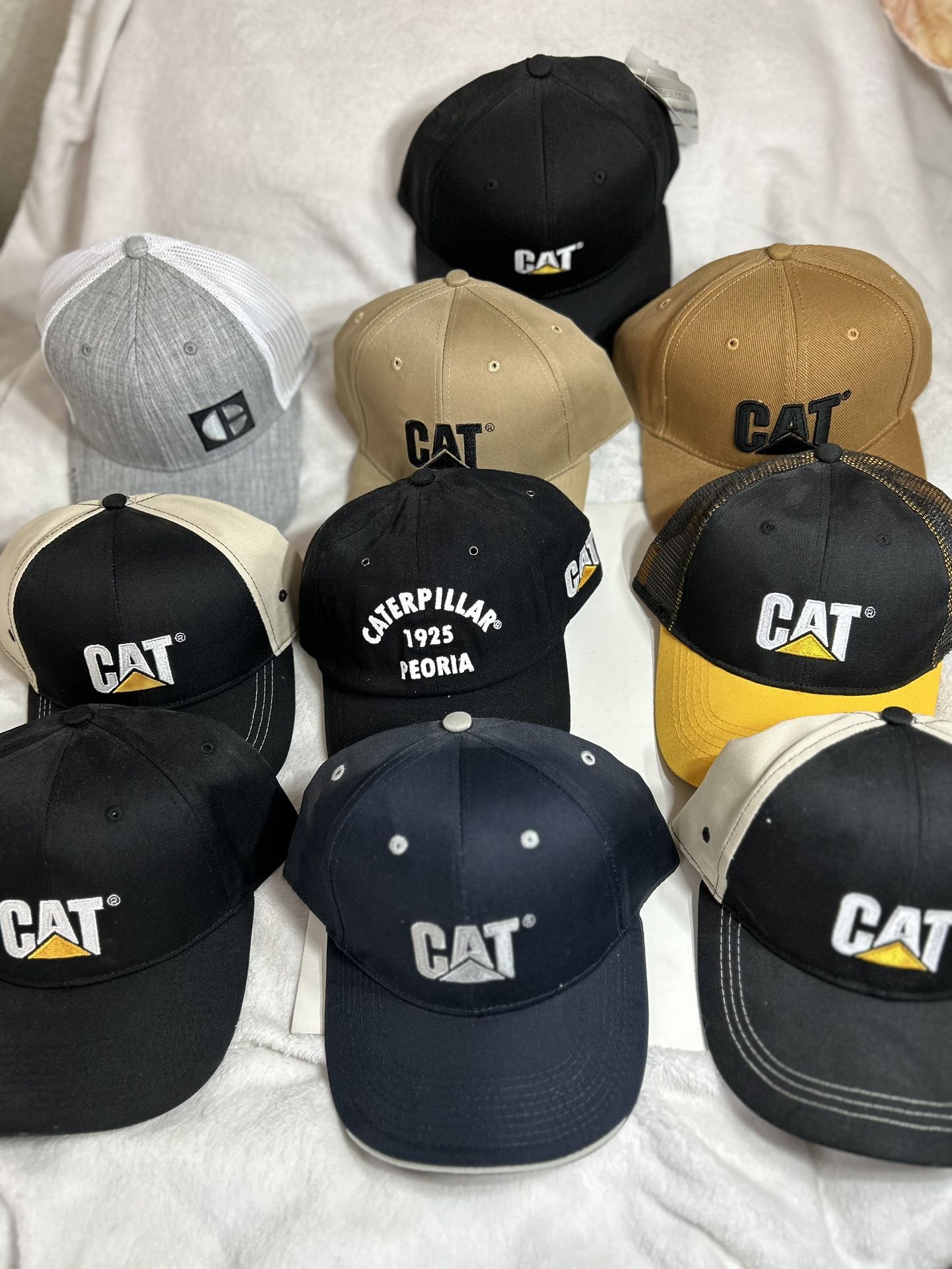 New CAT Caterpillar Caps Hats