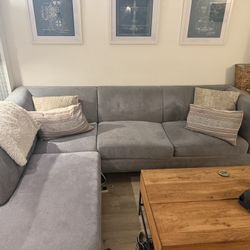 Gray Sectional From Living Spaces