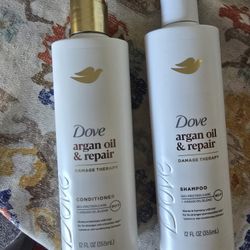 Dove Organ Oil&repair Damage Therapy Shampoo And Conditioner 