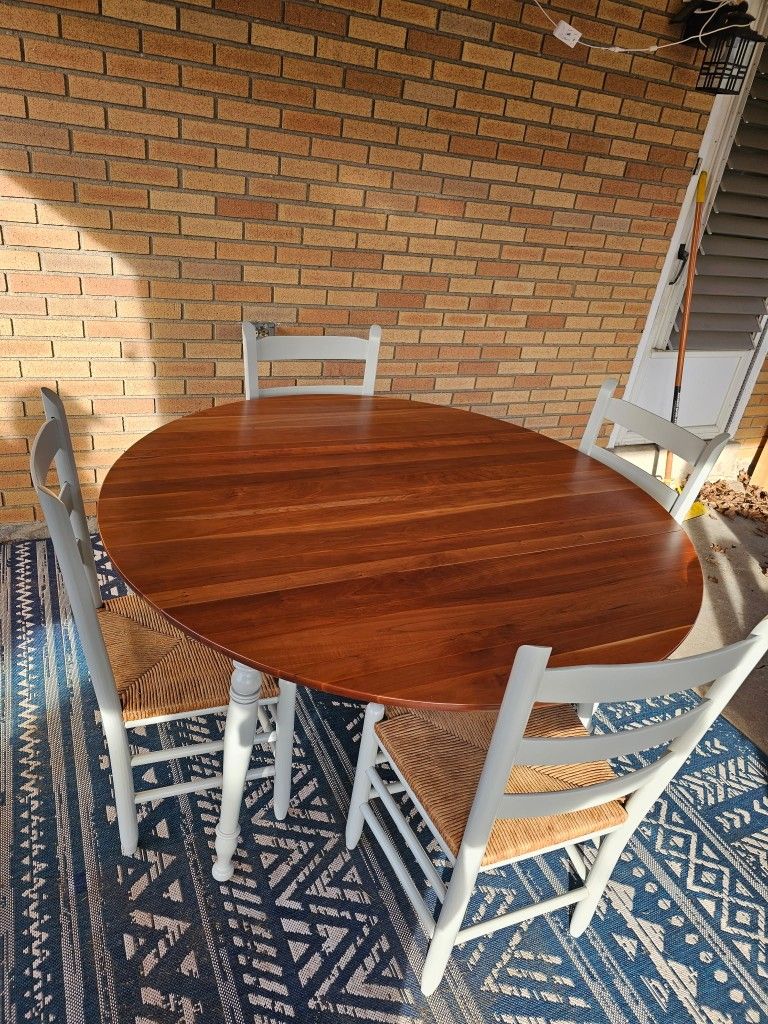 Drop Leaf Table With Chairs
