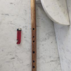 Long Bamboo Flute In D Melodic Minor.