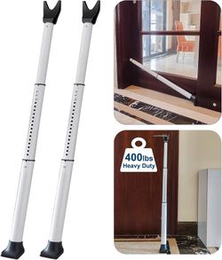 Rerishom 2 Pack Door Security Bar, Heavy Duty Patio Door Lock