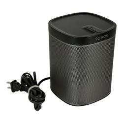 Sonos PLAY:1 ~ Black Wi-Fi Smart Home Speaker with Power Cord ~ WORKING
