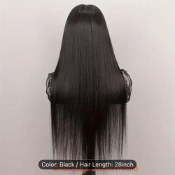 360 Full lace Human Wig Straight 28” Inch
