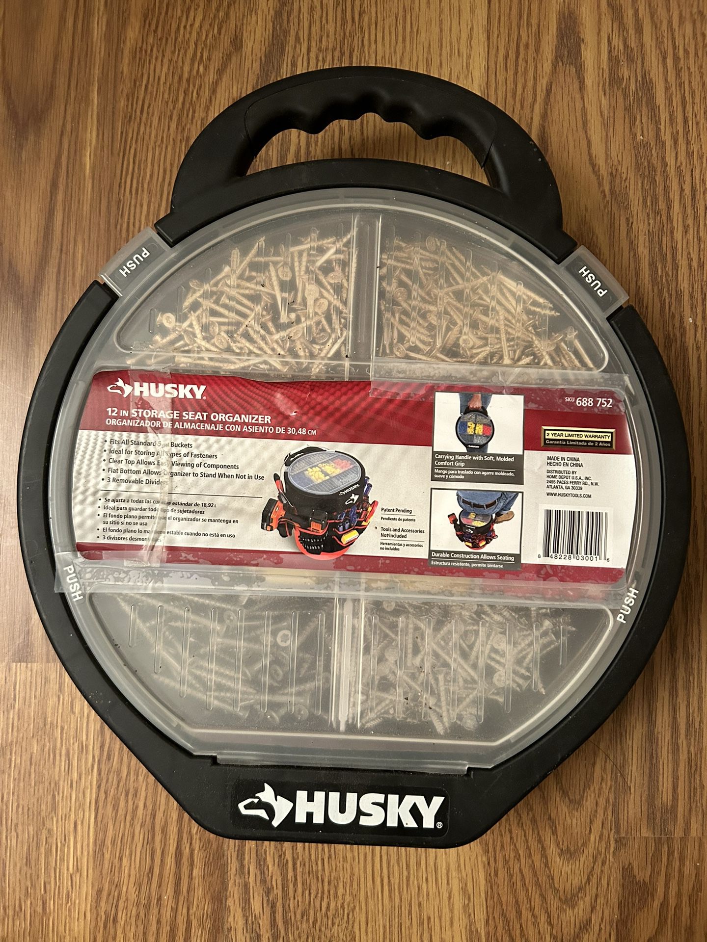 Husky 12” Storage Seat Organizer 