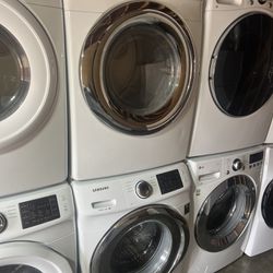 Samsung Washer And Dryer Set Gas Stacked 