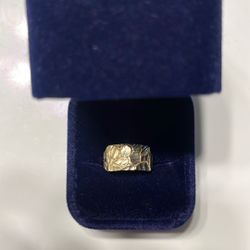 10k gold nugget ring