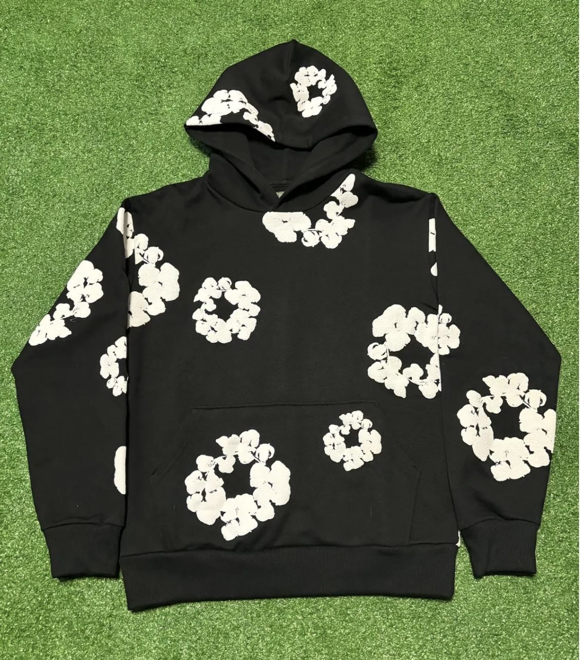 DENIM TEARS Hoodie Black And White