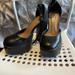 Black Platform Heels