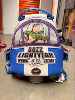 Loungefly Disney Pixar Toy Story Buzz Lightyear Space Ranger Mini Backpack - NWT w/ Flaw