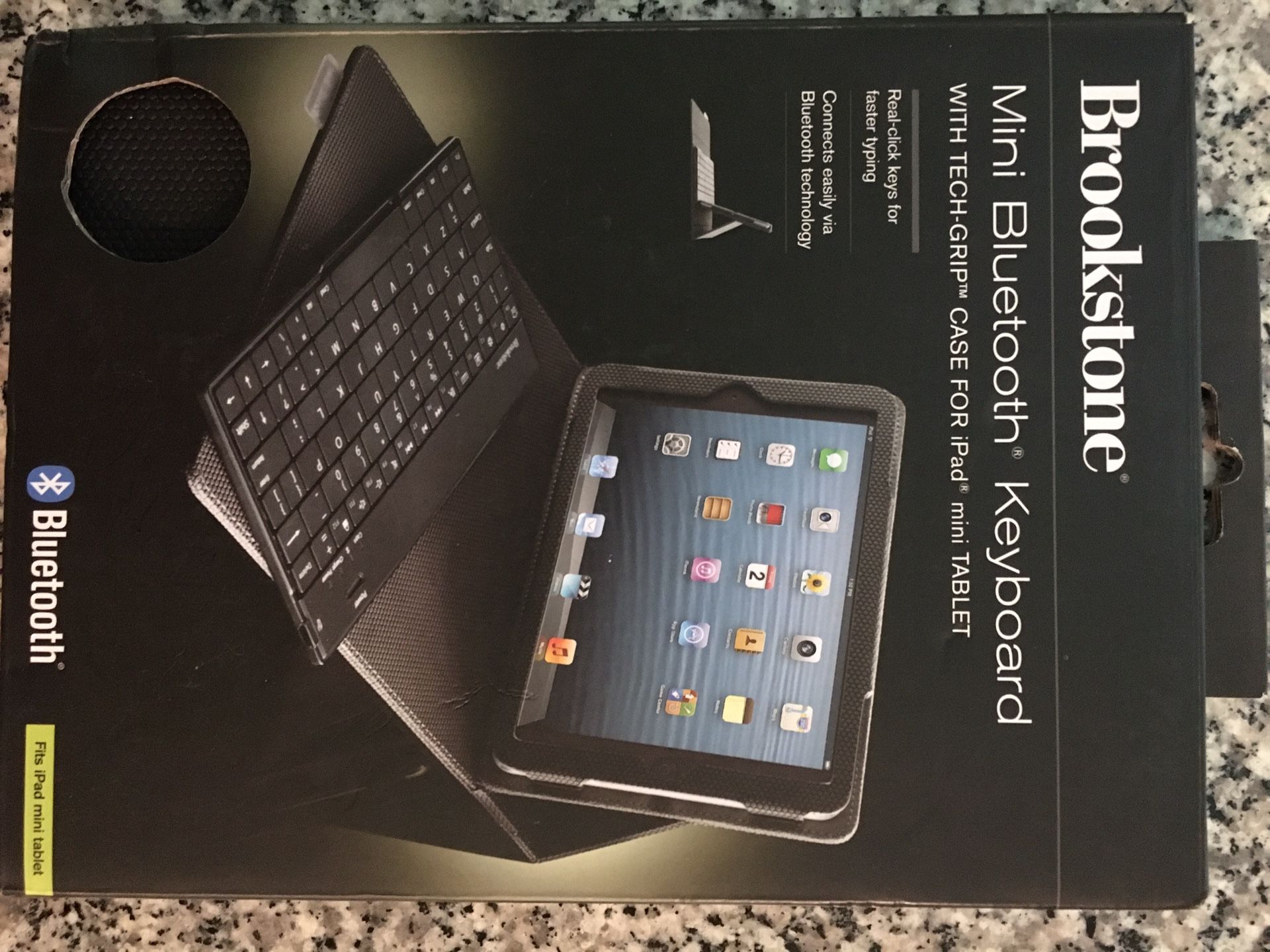 Brookstone mini Bluetooth keyboard for iPad mini tablet