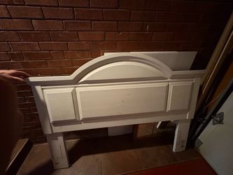 White Queen Headboard