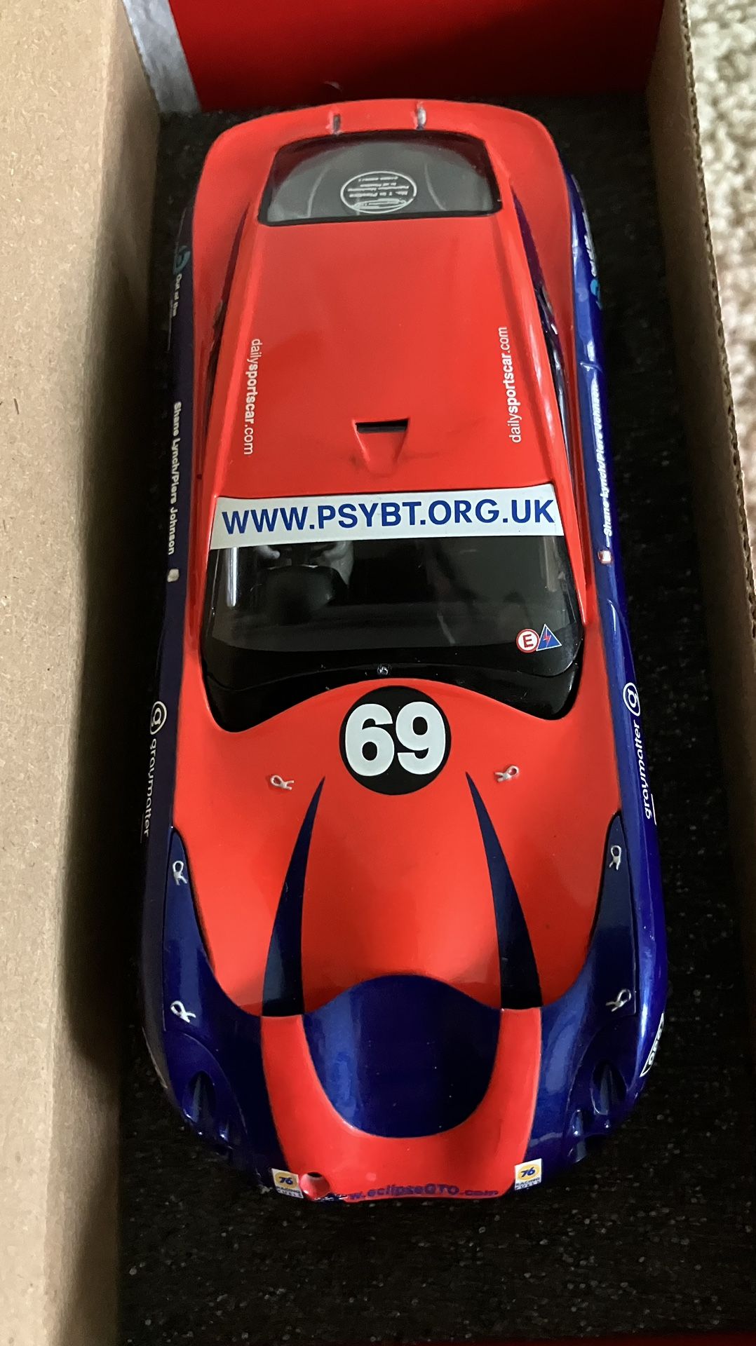 Scalextric 1/32 HornbyTVR T400 Slot Car With Lights- EC
