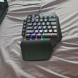 One Handed Gaming Keyboard Led Functions