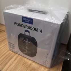 UE Wonderboom 4 (SEALED) Bluetooth Speaker, Waterproof, Dustproof 131ft Range
