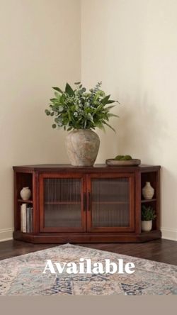 Modern-Vintage CORNER Cabinet