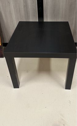 Ikea Black Square Side End Table