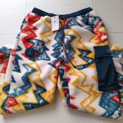 Size L Nike Air Jordan Essential Mountainside Statement Fleece Sherpa Pants Standard Fit