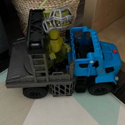 Dinosaur With Truck 