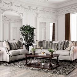 Brand New Beige Sofa and Loveseat Set- Made In USA 🇺🇸 