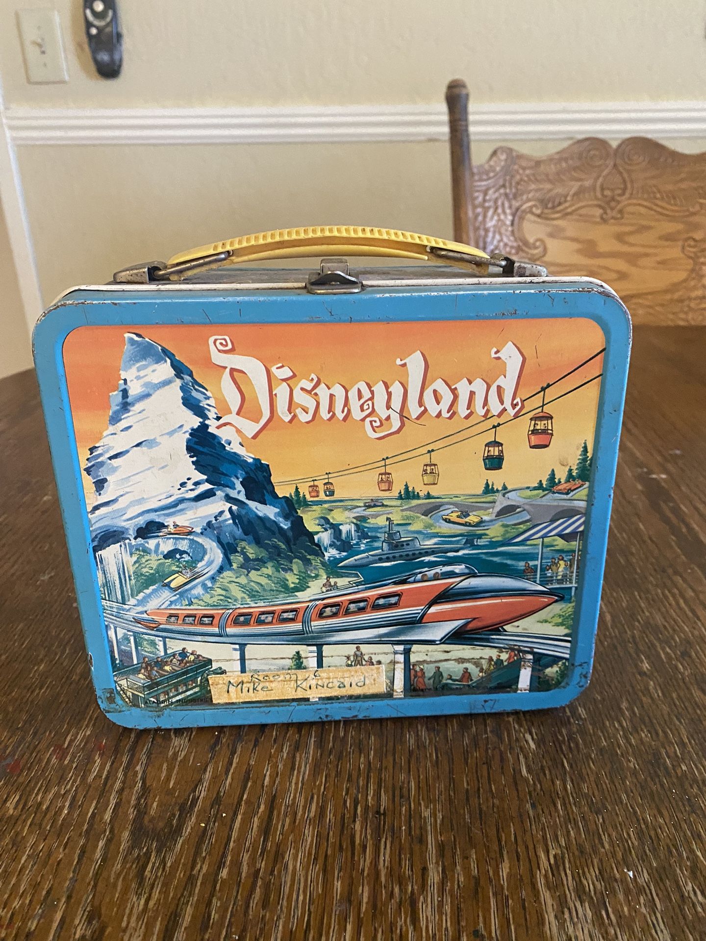 Disneyland Lunchbox With Thermos. Disney Lunch Box