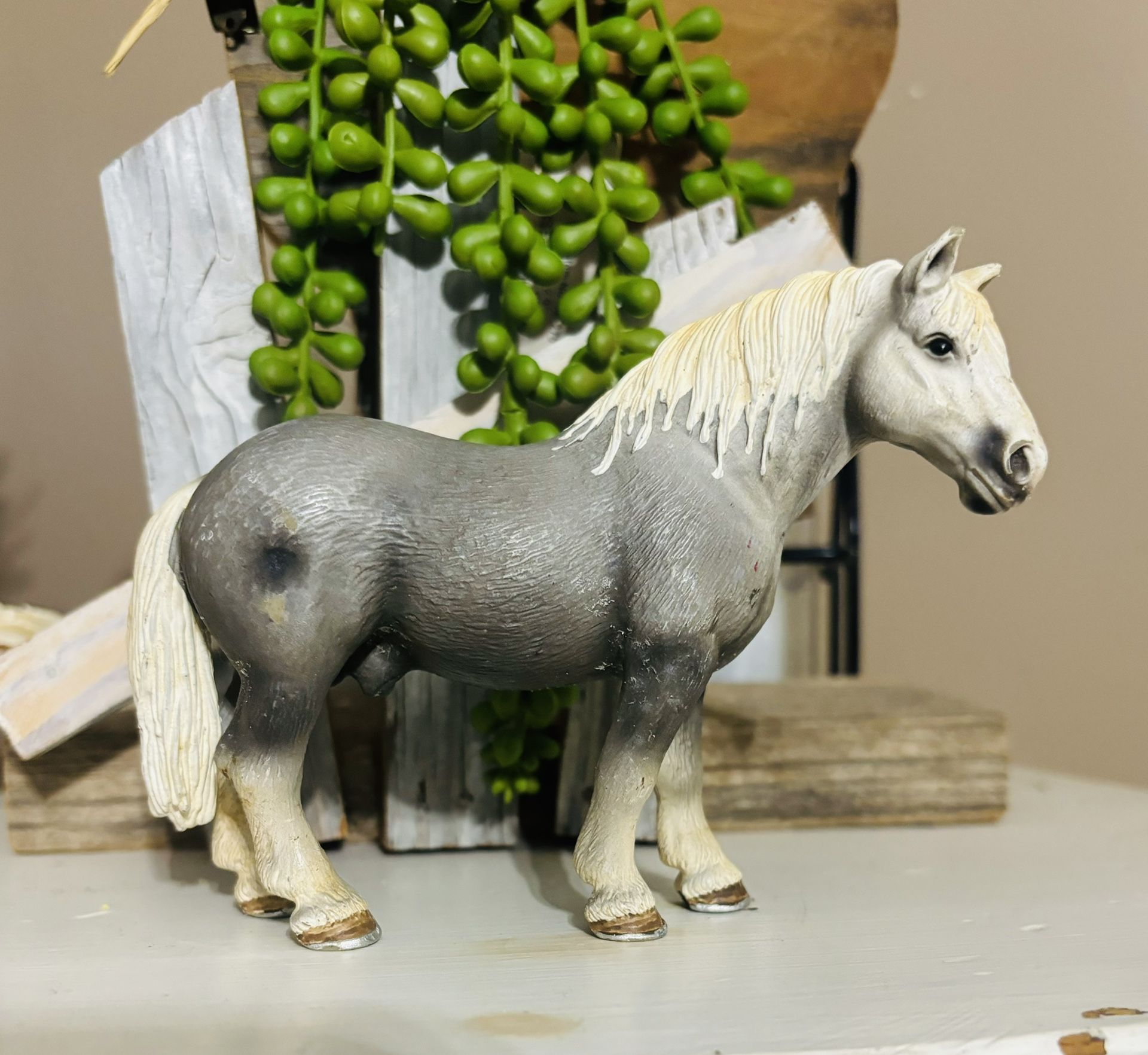 Gorgeous RETIRED 2006 Schleich Percheron Stallion